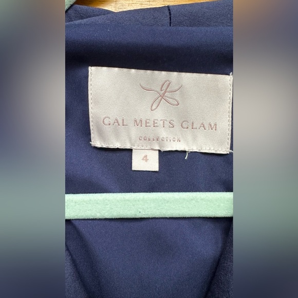 Gal Meets Glam Midi Dress, Navy Blue, Size 4 - Picture 3 of 5